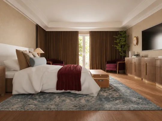 Bedroom designed by Camila