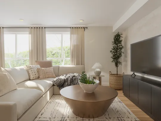 Living Room · Inspired Modern designed by Andrea