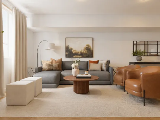 Living Room · Transitional designed by Paula