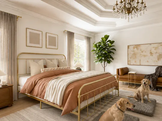 Bedroom designed by Nicolle