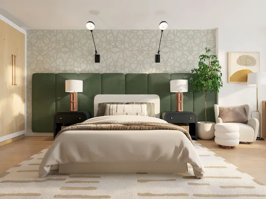 Bedroom · Inspired Modern designed by Montserrat