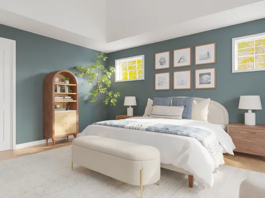 Bedroom · Transitional designed by Jacqueline