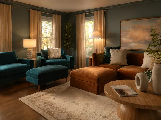 Living Room designed by Amber