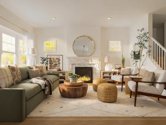 Living Room · Bohemian designed by Jess