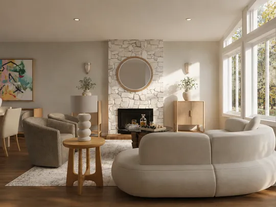 Living Room · Contemporary designed by Paulina