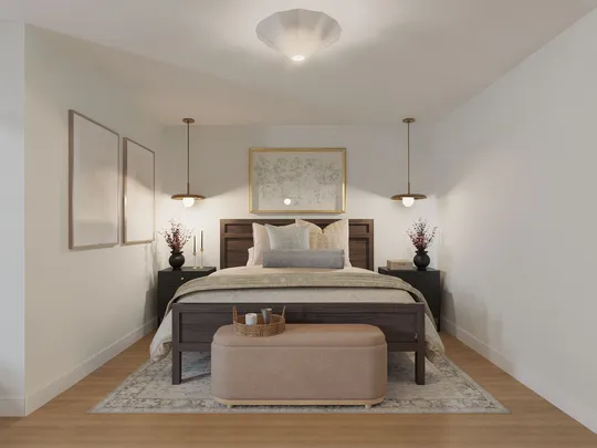 Bedroom · Warm Transitional designed by Mariel