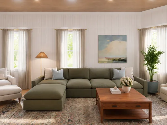Living Room · Coastal designed by Cami