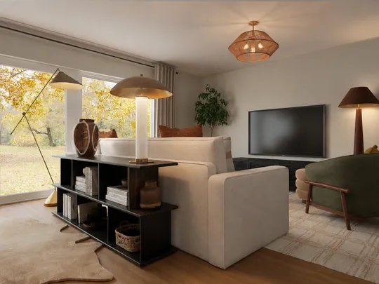 Living Room · Contemporary designed by Gabriela