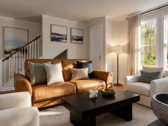 Living Room · Transitional designed by Katherin