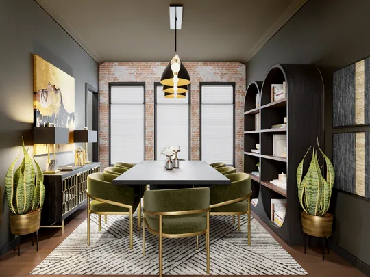Dining Room · Glam designed by Katerina