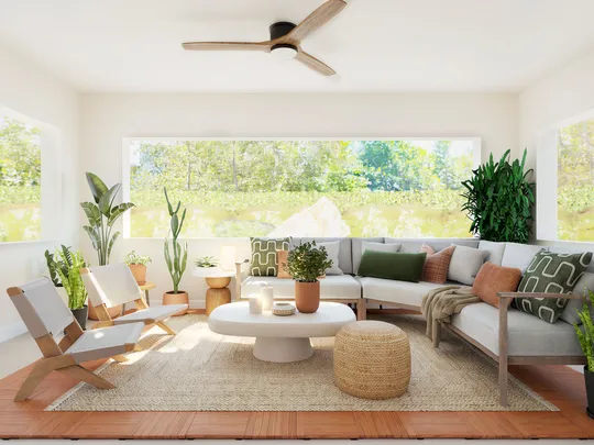 Outdoor Space · Midcentury Scandi designed by Montserrat