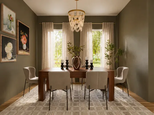 Dining Room · Transitional designed by Julieta