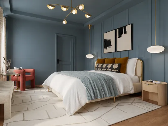 Bedroom · Contemporary designed by Ana