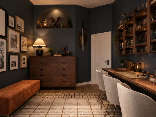 Reading Room · Modern designed by Christopher