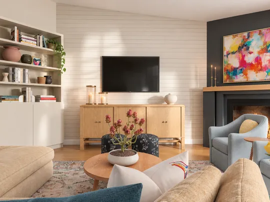 Living Room designed by Rebecca