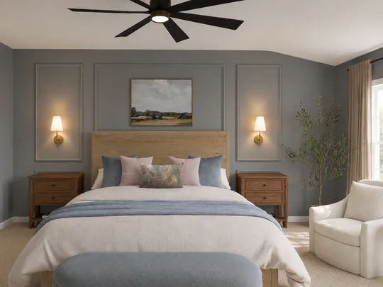 Bedroom designed by Christina