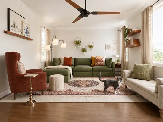 Living Room · Bohemian designed by Pamela