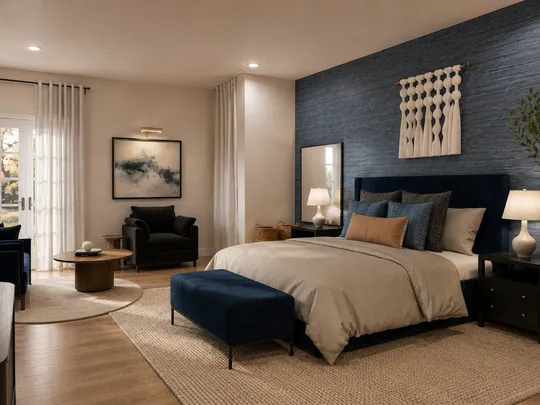 Bedroom · Contemporary designed by Mariana