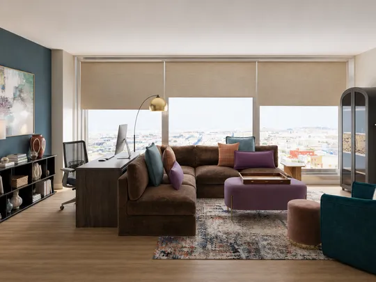 Living Room · Contemporary designed by Gabriela
