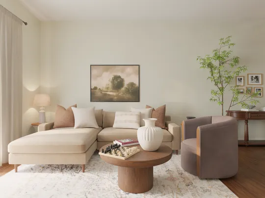 Living Room · Inspired Modern designed by Candida