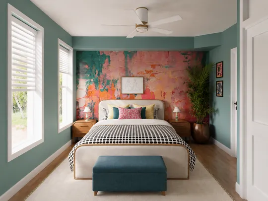Bedroom designed by Valeria