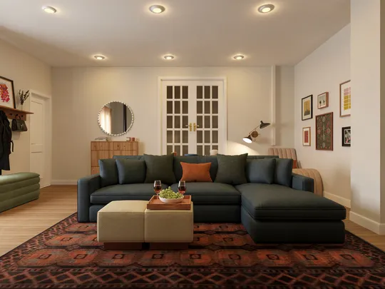 Living Room · Eclectic designed by Ana