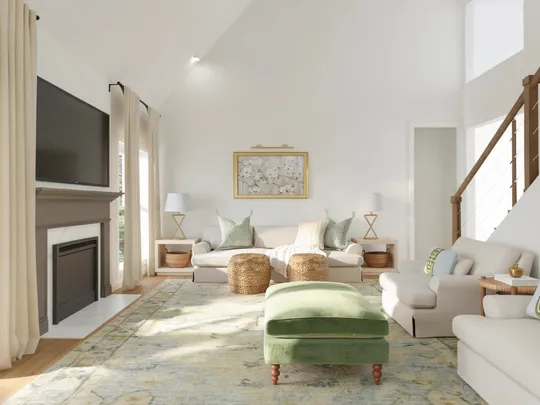 Living Room · New Classic designed by Candice
