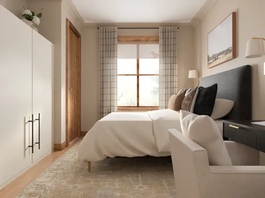 Bedroom · Transitional designed by Lilia