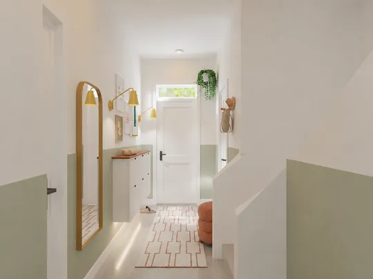 Entryway designed by Diana
