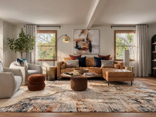 Living Room · Contemporary designed by Gabriela
