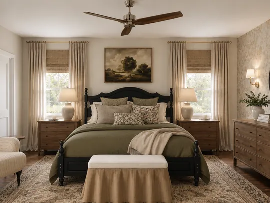 Bedroom · Traditional Charm designed by Megan
