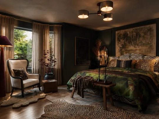 Bedroom designed by Amber