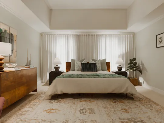 Living Room · Warm Transitional designed by Candida
