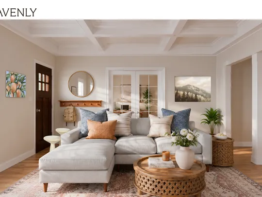 Living Room · Transitional designed by Yoseika