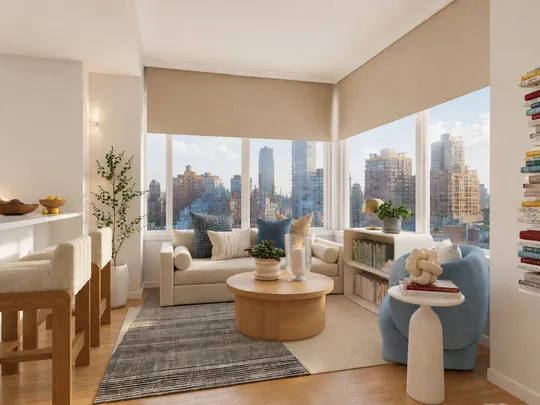 Living Room · Contemporary designed by Katherin
