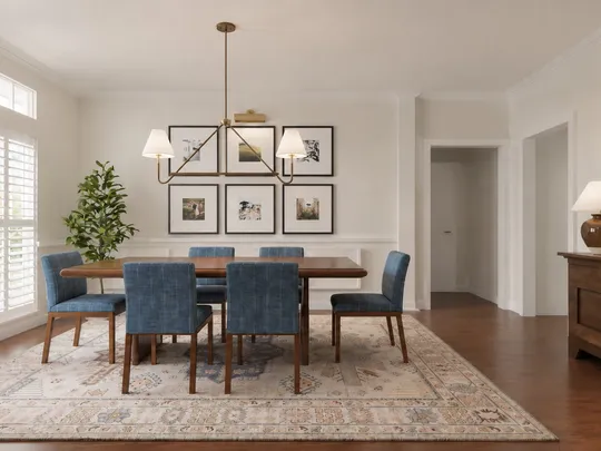 Dining Room · Warm Transitional designed by Sarah