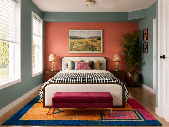 Bedroom designed by Valeria