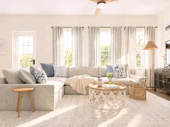 Living Room · Coastal designed by Hayley