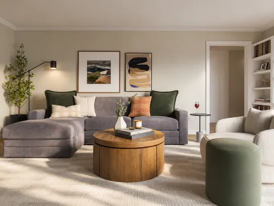Living Room · Contemporary designed by Andrea