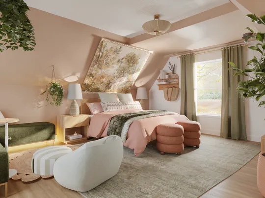 Bedroom designed by Michelle