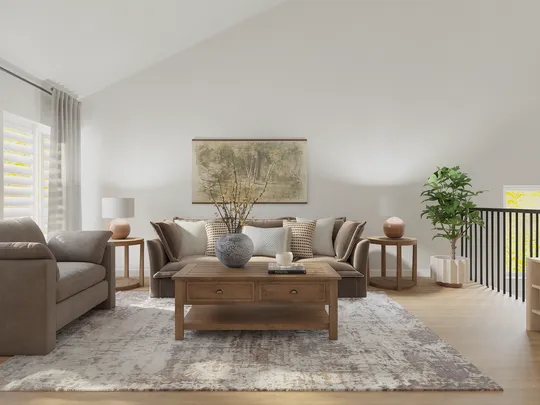 Living Room · Warm Transitional designed by Candida