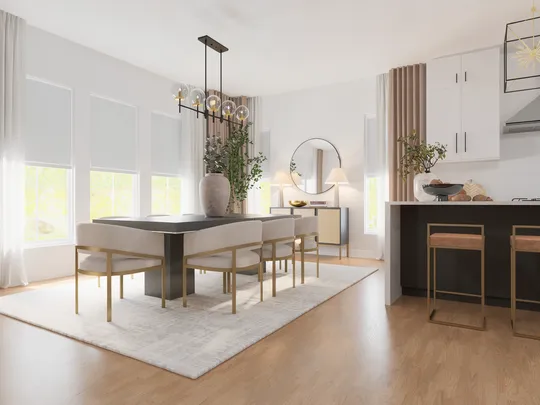 Dining Room · Organic Modern designed by Mercedes