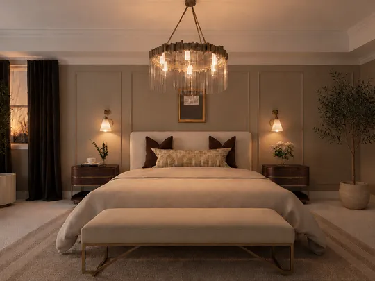Bedroom designed by Christina