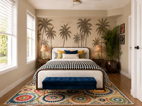 Bedroom designed by Valeria