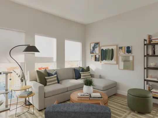 Living Room · Midcentury Scandi designed by Mercedes