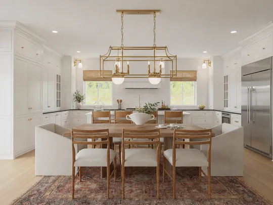 Dining Room · Transitional designed by Abigail