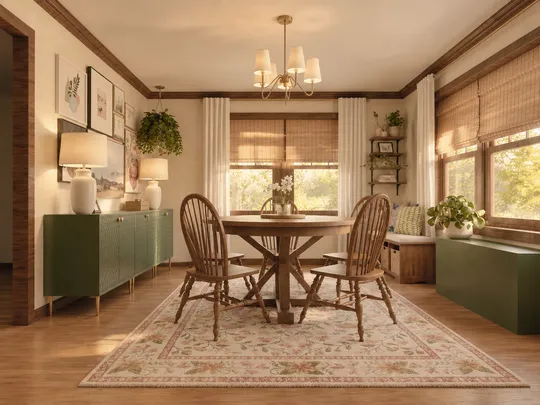 Dining Room · Transitional designed by Ivan