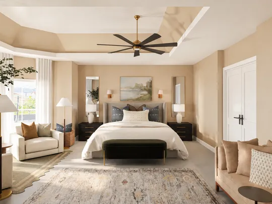 Bedroom · Traditional Charm designed by Malena