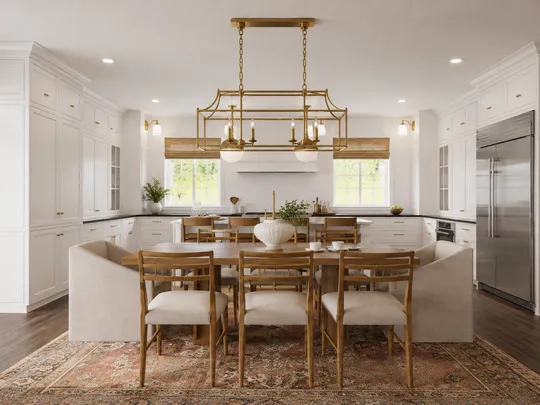 Dining Room · Transitional designed by Abigail