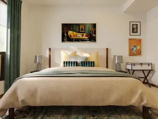 Bedroom · Eclectic designed by Jess